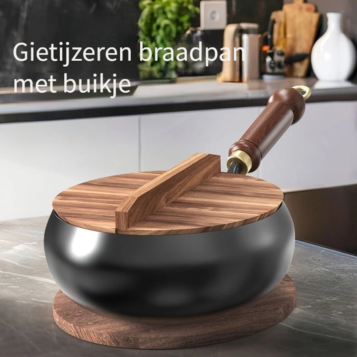 ChefMaster Gietijzeren Pan – Duurzaam en Veelzijdig Kookgerei