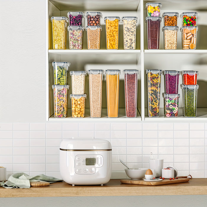 24-Delige Premium Keukenopbergset – Praktisch en Overzichtelijk