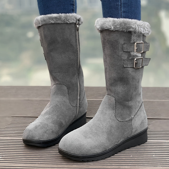 Fuzzy Boots voor Dames - Warm en Stijlvol voor Koude Dagen