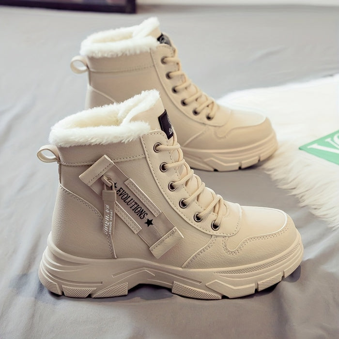Winter Comfort Boots voor Dames – Warme Enkellaarzen met Stijlvol Design