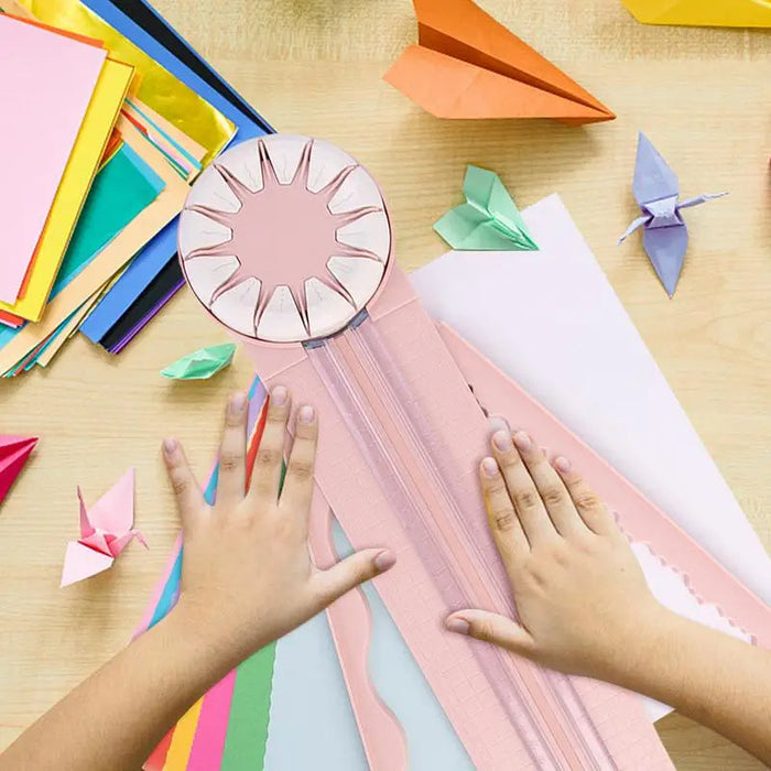 CraftCut 360 – Professionele 12-in-1 Papiersnijder voor Creatieve Projecten