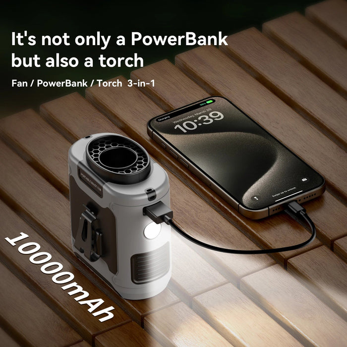 Outdoor Draagbare Tailleventilator – Koel Blijven Overal