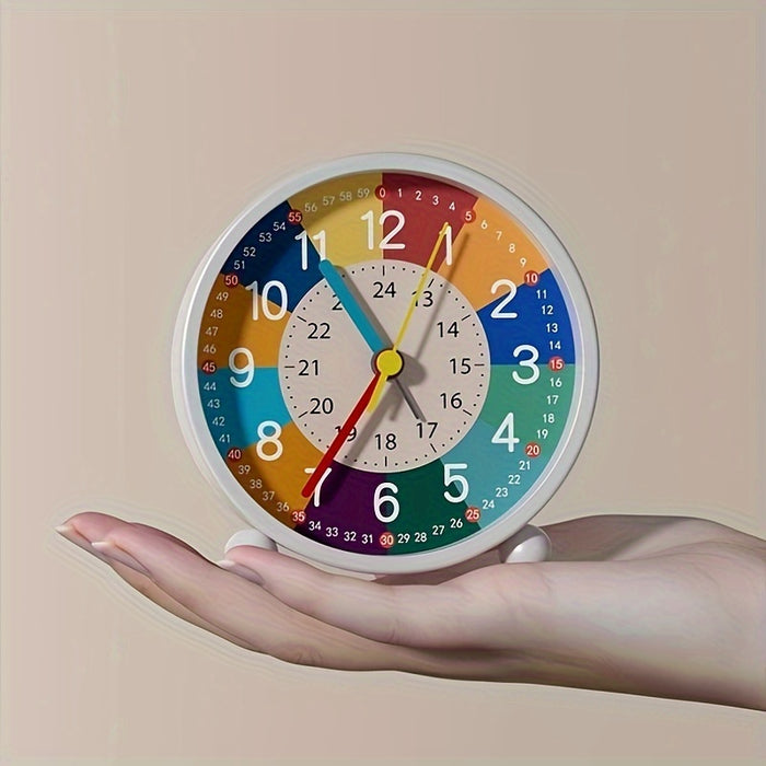 Educatieve Stille Wekker – Kleurige Klok voor Studenten en Kinderen