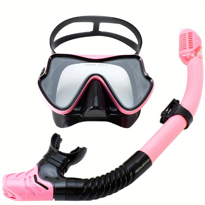 AquaClear Snorkelset – Lekvrij, Comfortabel en Met Groot Zicht