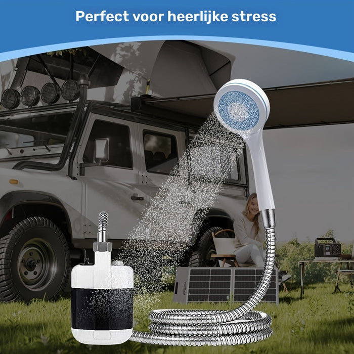 Draagbare Campingdouche – Handheld met Waterfilter Systeem