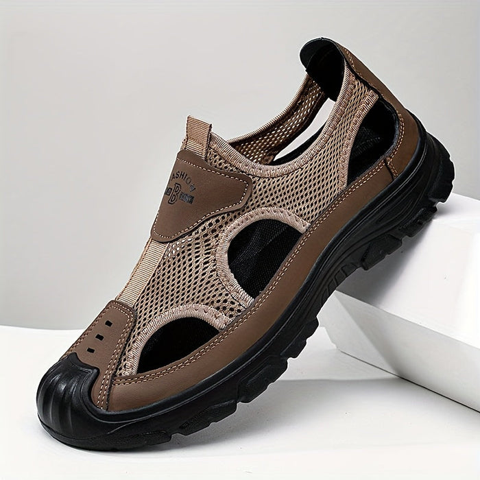 Ademende Heren Sport Sandalen – Lichtgewicht en Slipvast