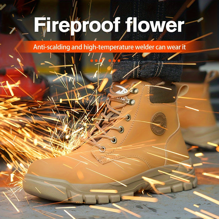 Robuuste Veiligheidswerklaarzen met Stalen Neuzen – Duurzaam en Comfortabel voor Werk en Industrie