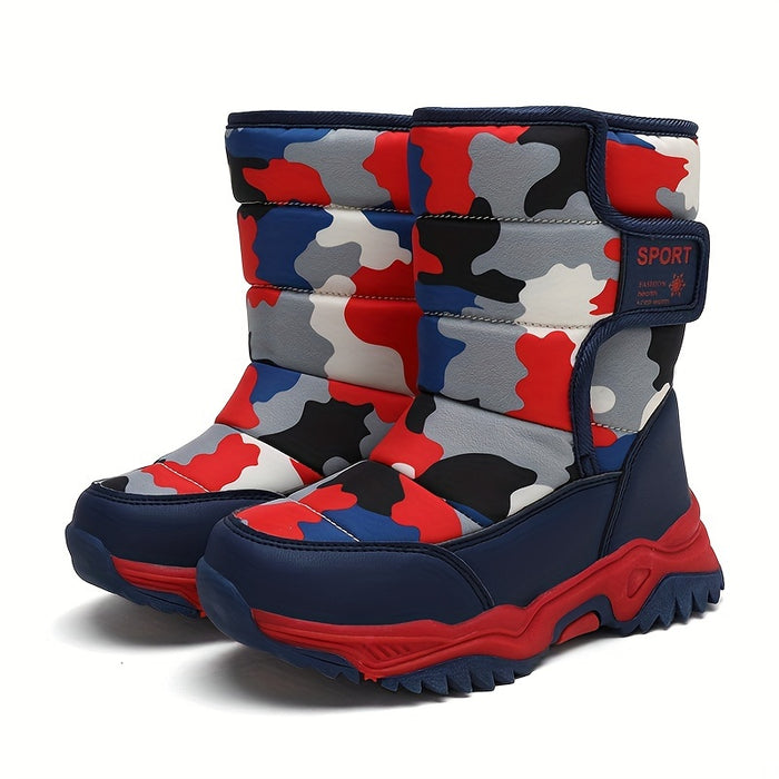 Trendy Camouflage Sneeuwboots - Voor Avonturiers