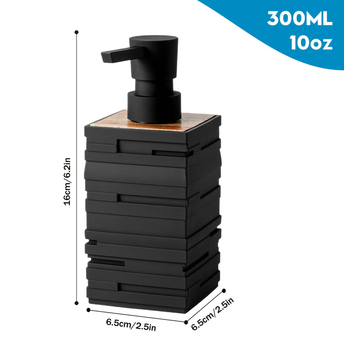 Distributeur de savon carré moderne en plastique – Minimaliste et pratique