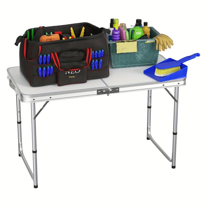 Opvouwbare Kampeertafel - Lichtgewicht en Draagbaar, Ideaal voor Feesten en Buitenactiviteiten