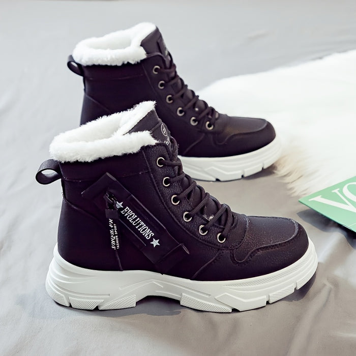 Winter Comfort Boots voor Dames – Warme Enkellaarzen met Stijlvol Design