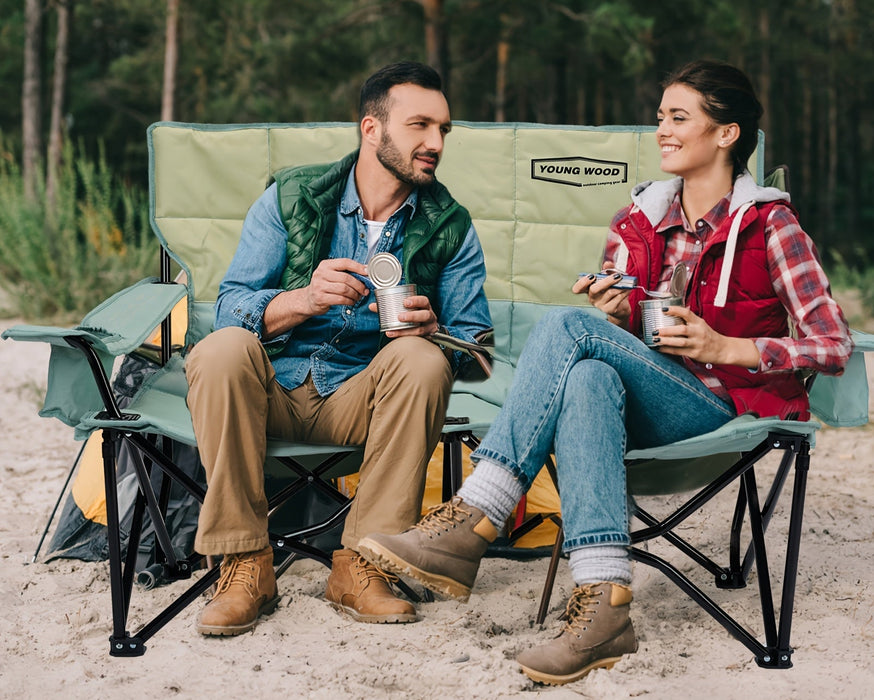 CampEase Loveseat Campingstoel – Luxe Zitcomfort voor Twee