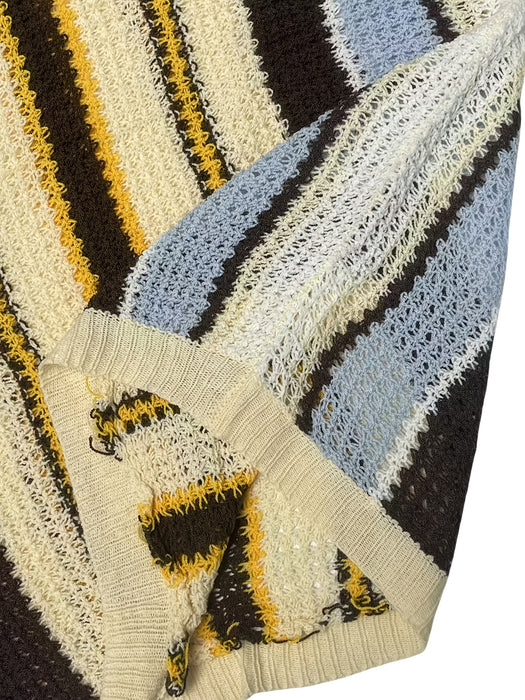 Casual Strepen Gebreide Trui – Comfortabel en Luchtig