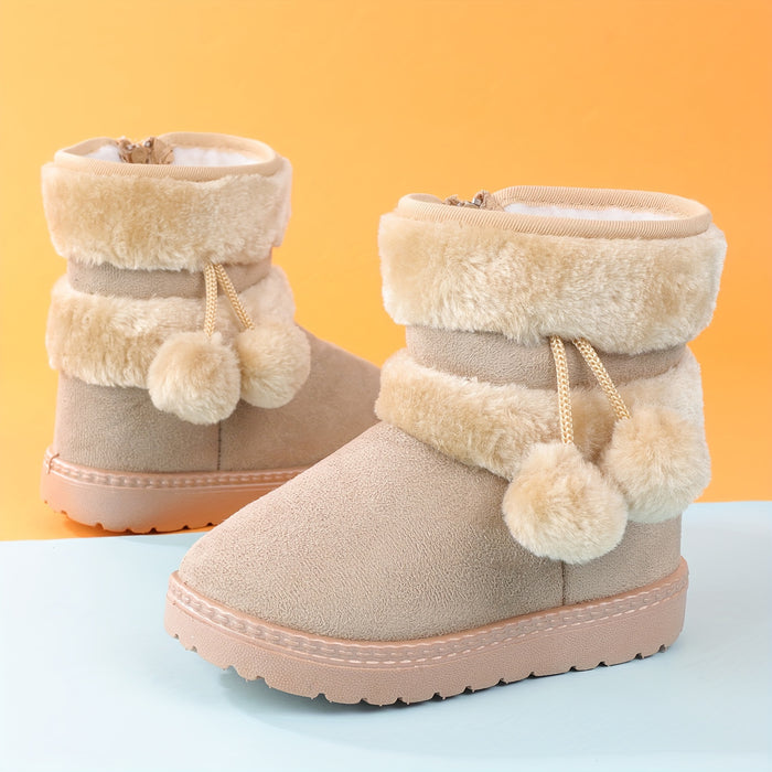 Schattige Pluche Boots voor Meisjes - Voor Warmte en Comfort