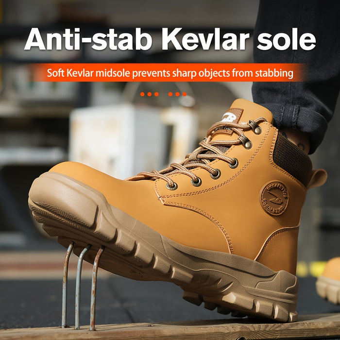 Robuuste Veiligheidswerklaarzen met Stalen Neuzen – Duurzaam en Comfortabel voor Werk en Industrie