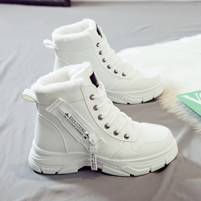 Winter Comfort Boots voor Dames – Warme Enkellaarzen met Stijlvol Design