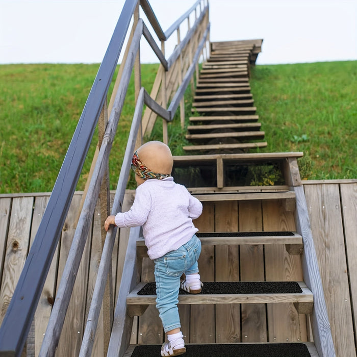 Halkfria gummilister för trappor – Extra grepp för trappor och uppfarter