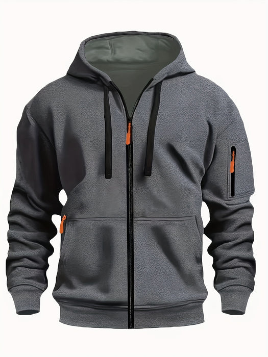 Nieuwe Heren Winter D.a.f Print Hoodies Volledige Rits Vest Casual Nieuwe Heren Winter D.a.f Print Hoodies Volledige Rits Vest Casual