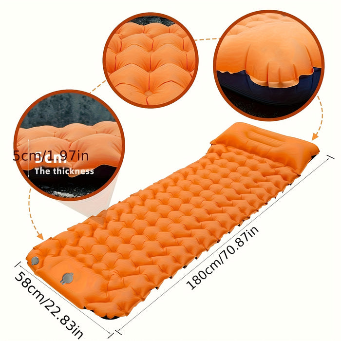AirRest Opblaasbaar Campingmatras – Lichtgewicht, Comfortabel en Compact