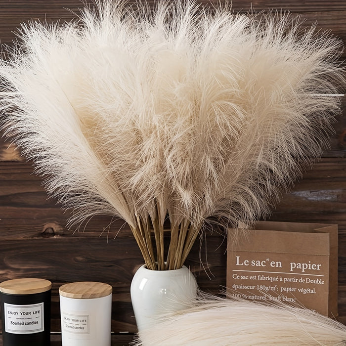 Plumes de pampas artificielles pour décoration intérieure – Douces et sans entretien