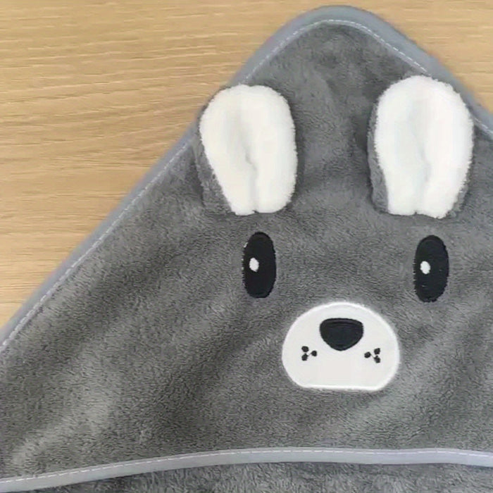 Serviette bébé avec capuche – Douce et confortable après le bain