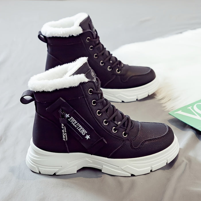 Winter Comfort Boots voor Dames – Warme Enkellaarzen met Stijlvol Design