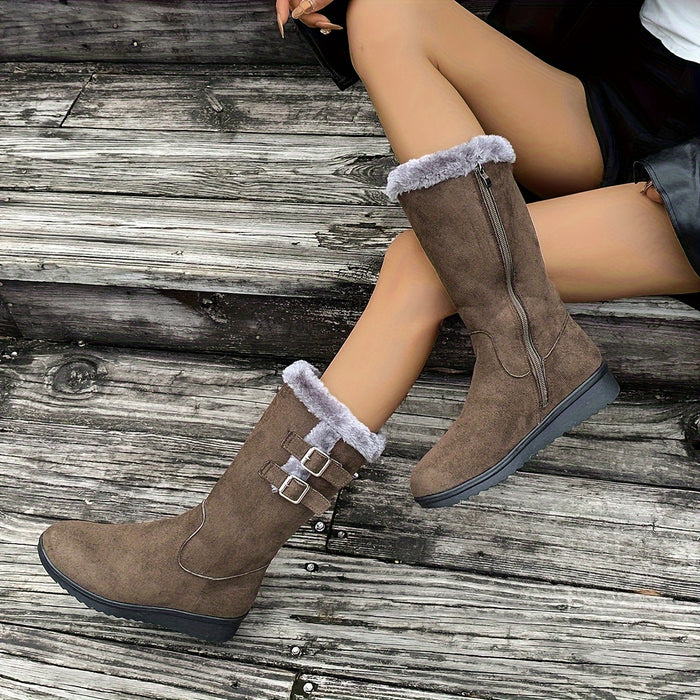 Fuzzy Boots voor Dames - Warm en Stijlvol voor Koude Dagen