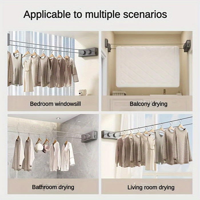 Inklapbare Dubbele Waslijn – Compact en Sterk