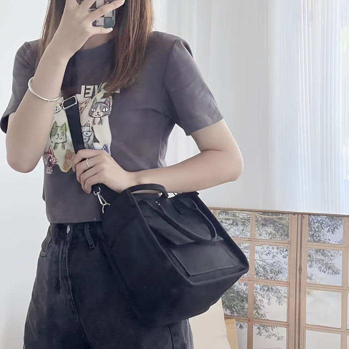 SmartCarry Draagbare Schoudertas – Magnetische Sluiting met Meerdere Vakken