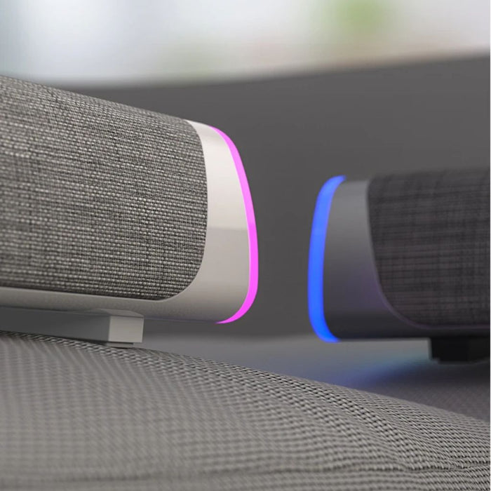 SonicBeam Gaming Soundbar – Dynamisch Geluid met LED-Sfeer