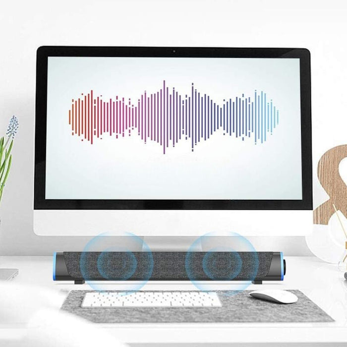 SonicBeam Gaming Soundbar – Dynamisch Geluid met LED-Sfeer