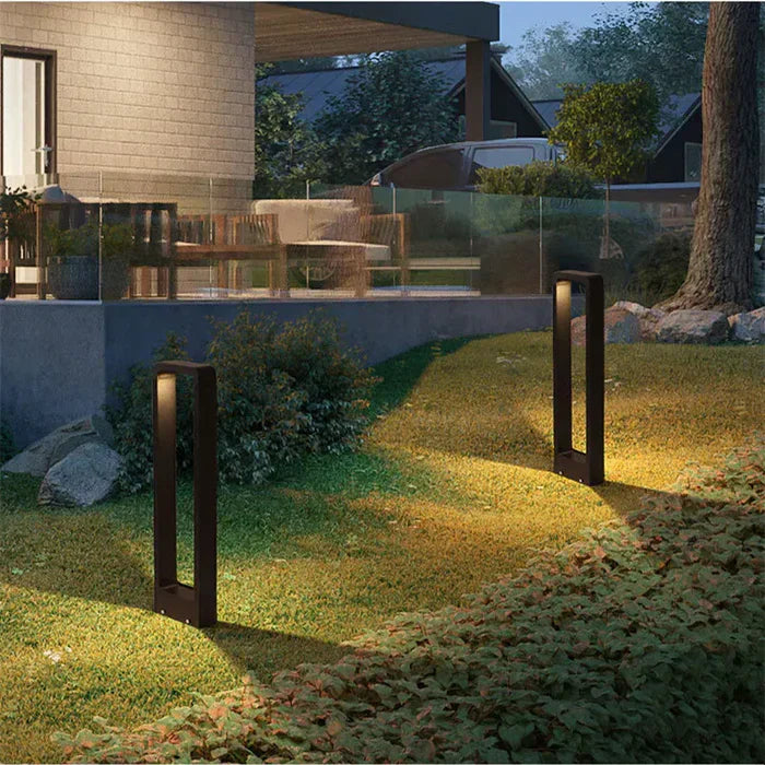 Minimalistinen LED-puutarhavalaisin moderneihin puutarhoihin ja polkuihin