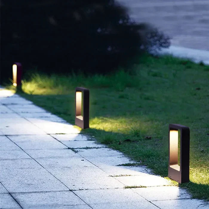 Minimalistinen LED-puutarhavalaisin moderneihin puutarhoihin ja polkuihin