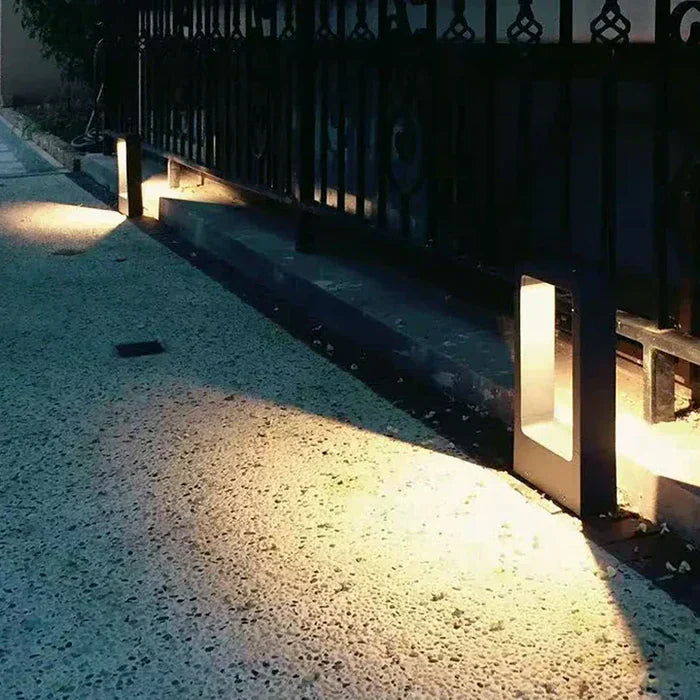Minimalistinen LED-puutarhavalaisin moderneihin puutarhoihin ja polkuihin