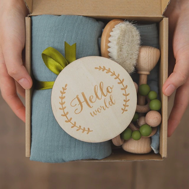 Luxe Baby Giftbox – Warme Welkomstset voor Pasgeborenen