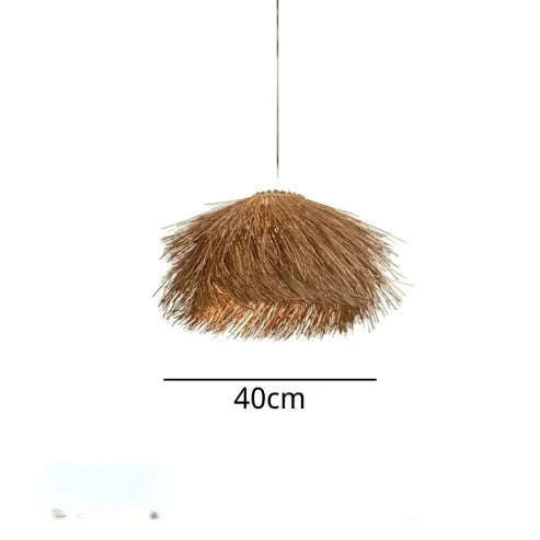 Handgemaakte Rattan Hanglamp voor Warme Natuurlijke Sfeer in Huis