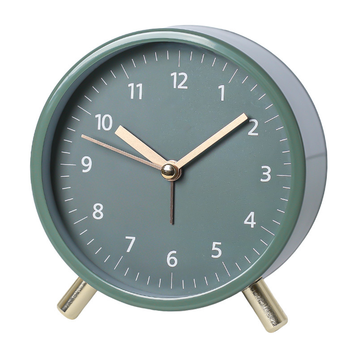 Horloge de table scandinave silencieuse au design minimaliste – Intemporelle et élégante