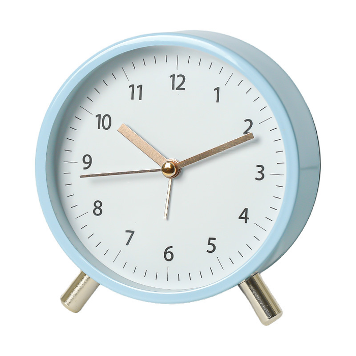 Horloge de table scandinave silencieuse au design minimaliste – Intemporelle et élégante