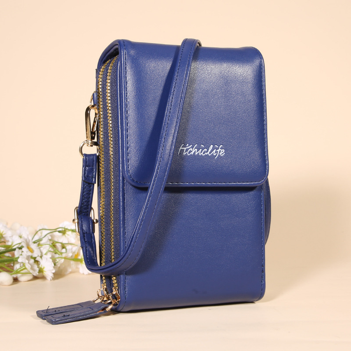 Touchscreen telefonpose med pungfunktion – Kompakt crossbody til daglig brug