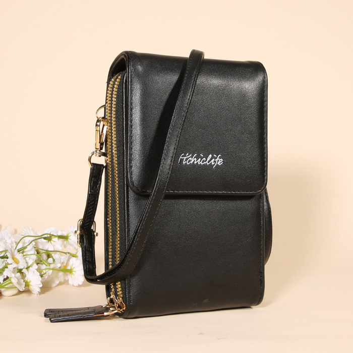 Touchscreen telefonpose med pungfunktion – Kompakt crossbody til daglig brug