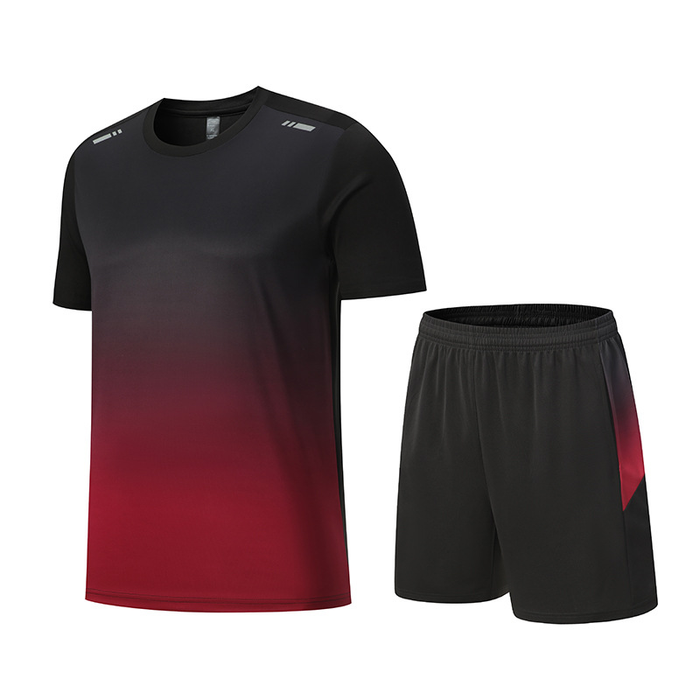 Dynamisch Sport T-shirt en Shorts Set – Ademend en Comfortabel voor Actieve Dagen