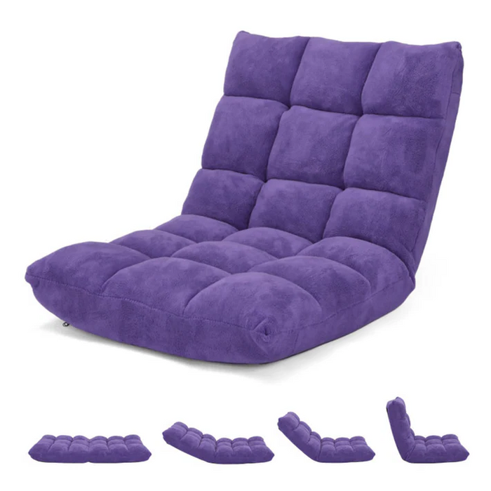 FlexiLounge 14 – Verstelbare Vloerstoel met Ultiem Comfort