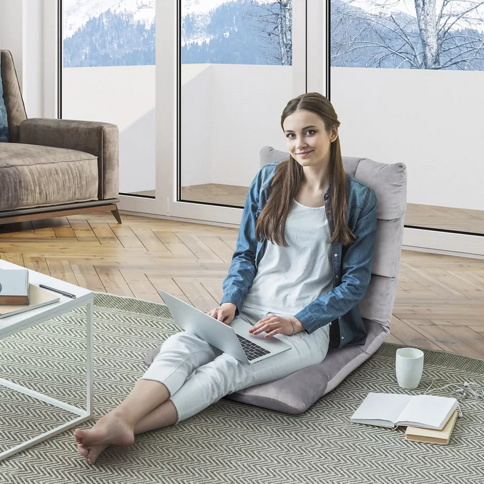 FlexiLounge 14 – Verstelbare Vloerstoel met Ultiem Comfort
