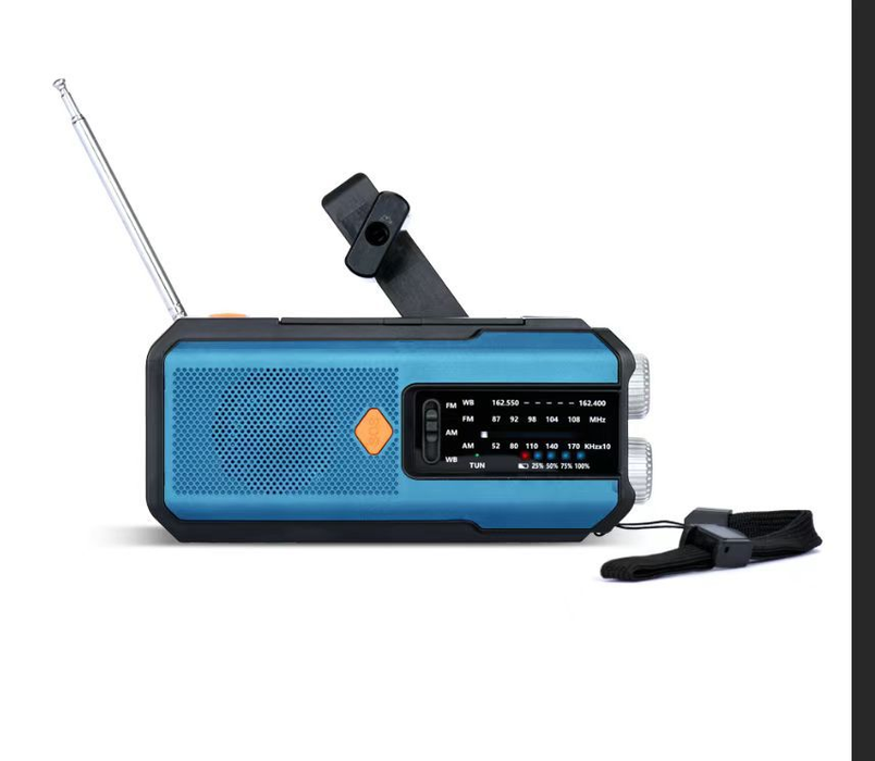 Daykit Draagbare AM/FM Radio – Met Zonnepaneel en Zaklamp