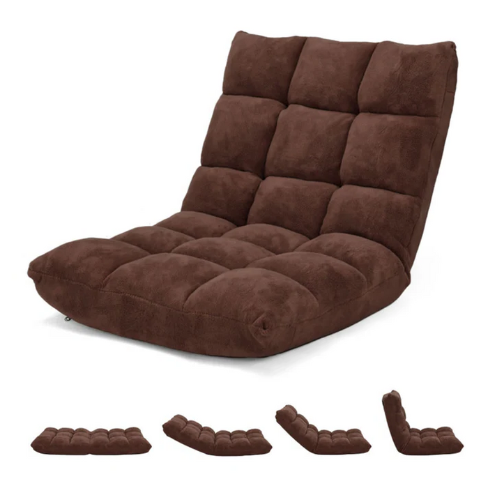 FlexiLounge 14 – Verstelbare Vloerstoel met Ultiem Comfort