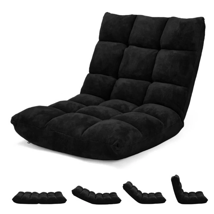 FlexiLounge 14 – Verstelbare Vloerstoel met Ultiem Comfort