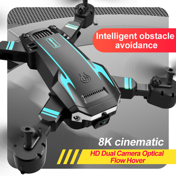 Taitettava 8K-drone kaksoiskameralla ja esteentunnistuksella
