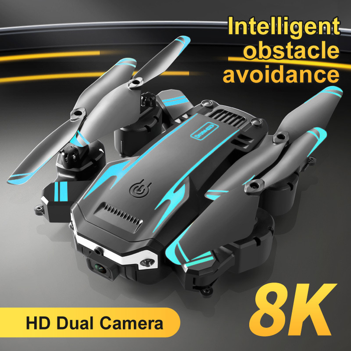 Taitettava 8K-drone kaksoiskameralla ja esteentunnistuksella