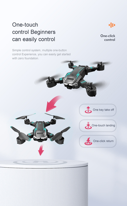 Taitettava 8K-drone kaksoiskameralla ja esteentunnistuksella
