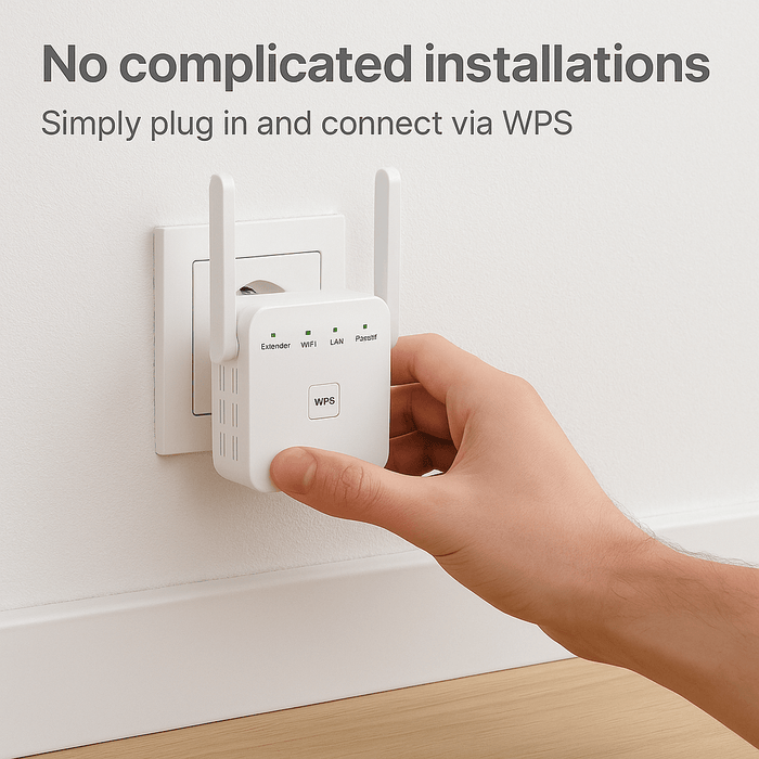 SpeedWave WiFi Versterker – Supersnel Internet in Elke Kamer